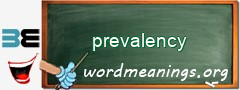 WordMeaning blackboard for prevalency